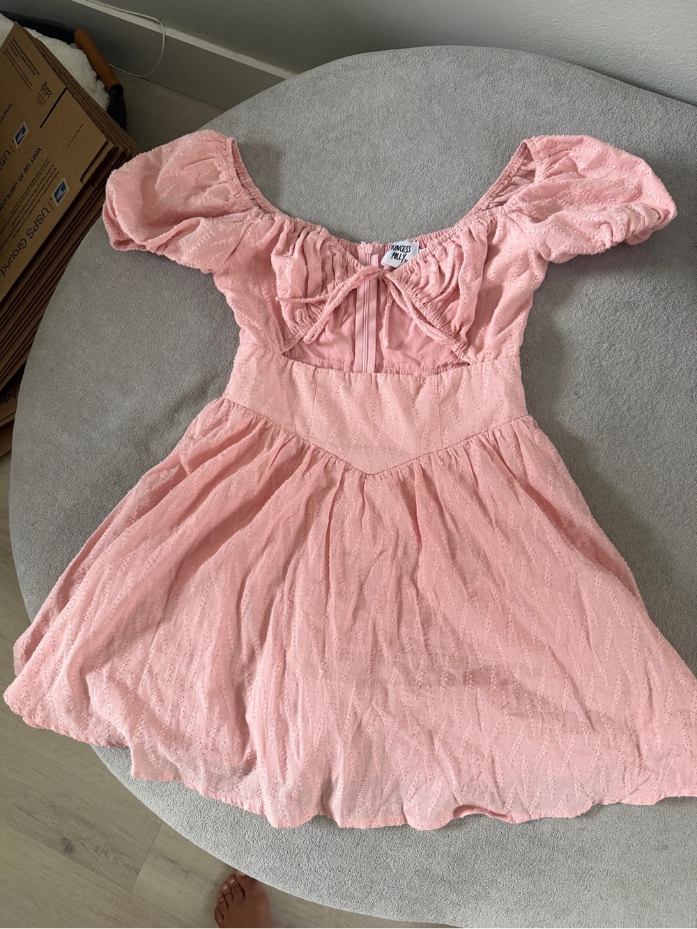 Princess Polly pink mini dress summer dress size S